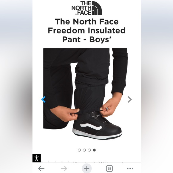 The North Face Freedom Insulated Pant - Boys Size Large (12) *LIKE NEW* - Picture 10 of 14